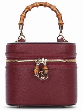 Gucci Mini Bamboo Shoulder Bag Red