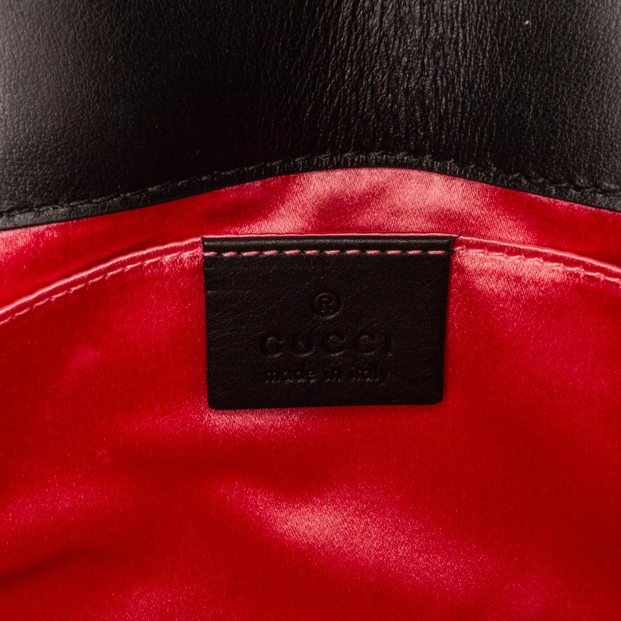 Gucci Mini GG Marmont Matelasse Velvet Crossbody (SHG-uTjykr)