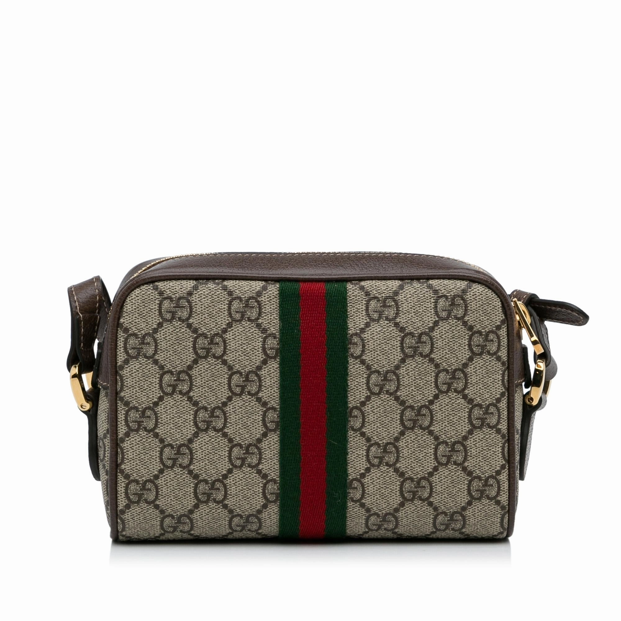 Gucci Mini GG Supreme Ophidia Crossbody Bag (SHG-PbO4IG)