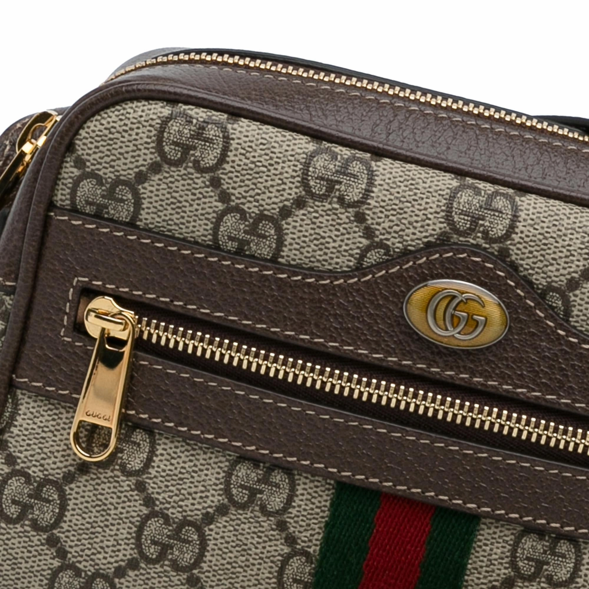 Gucci Mini GG Supreme Ophidia Crossbody Bag (SHG-PbO4IG)