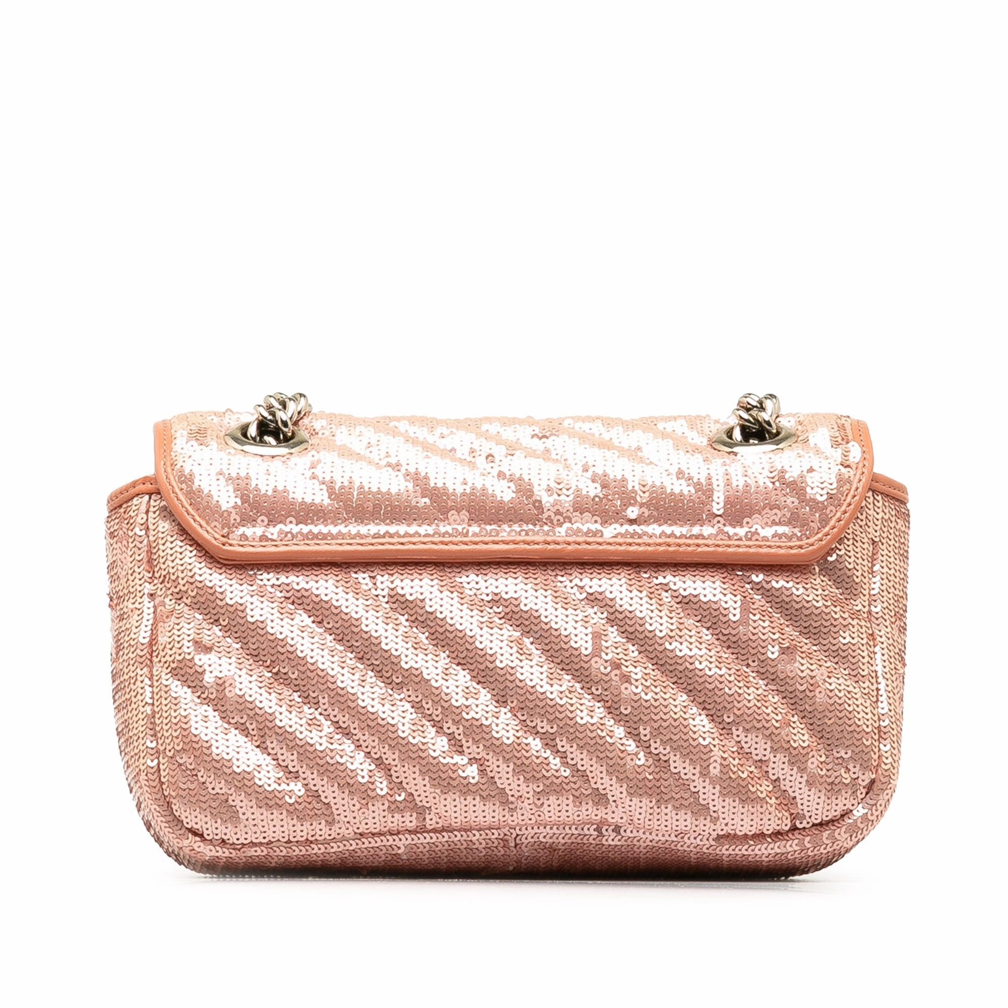 Gucci Mini Sequin Gg Marmont Matelasse Crossbody Bag