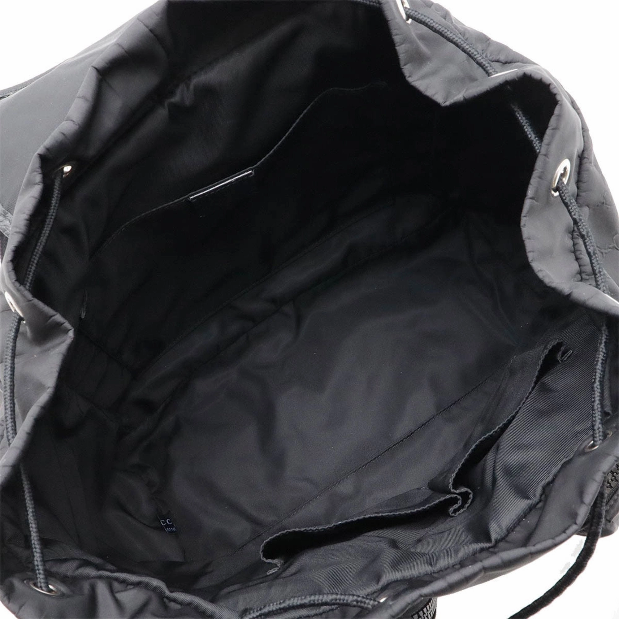 Gucci  Nylon Leather Backpack (Pre-Owned)