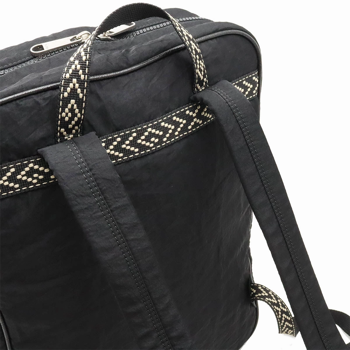 Gucci Nylon Terry Crosspatch Backpack Black