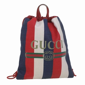 Gucci Ophidia  Canvas Backpack Bag ()