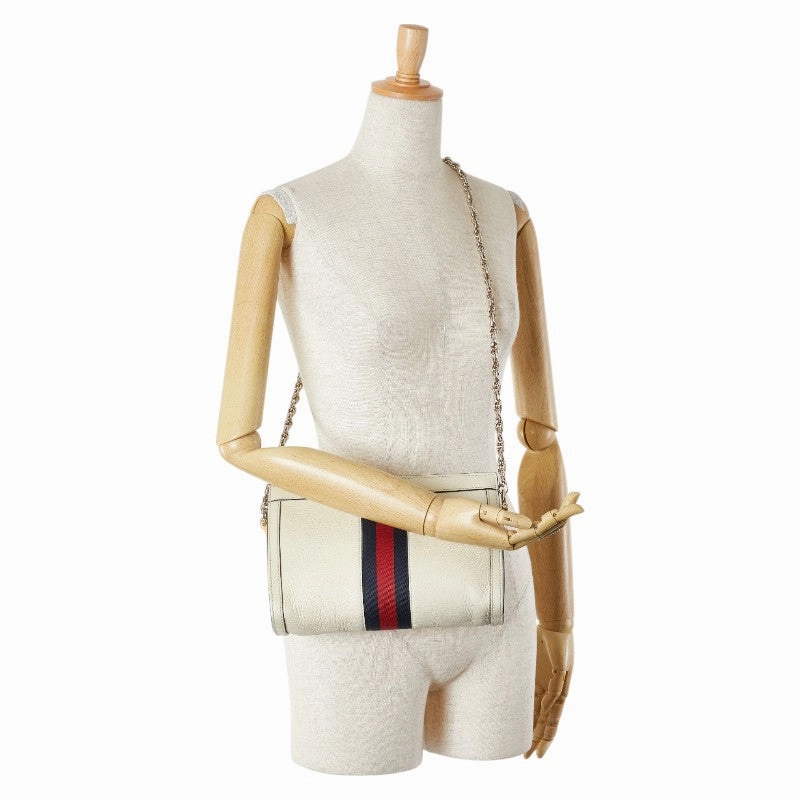 Gucci Ophidia Leather Chain Shoulder Bag