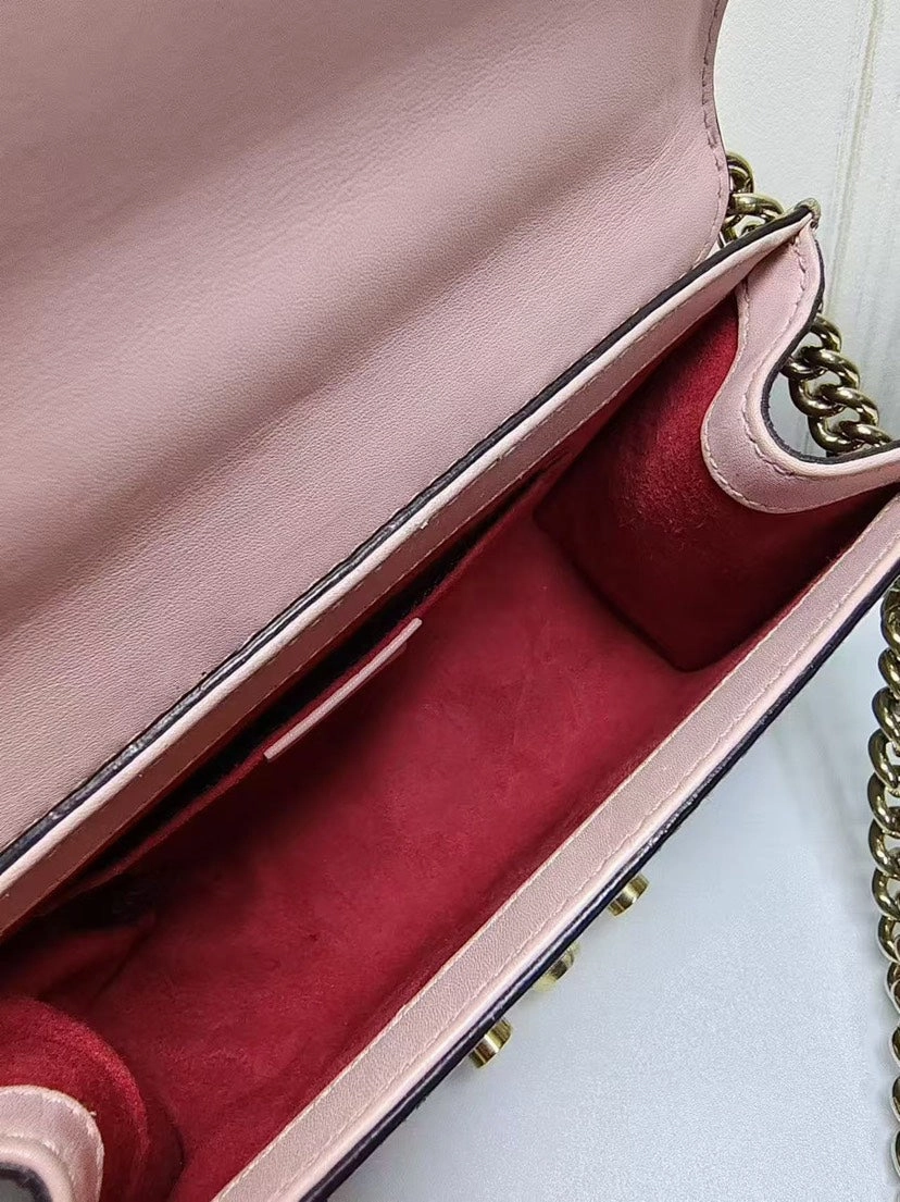 Gucci Padlock Python Skin Shoulder Bag Small Brown