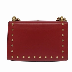Gucci Padlock Red Leather Shoulder Bag ()