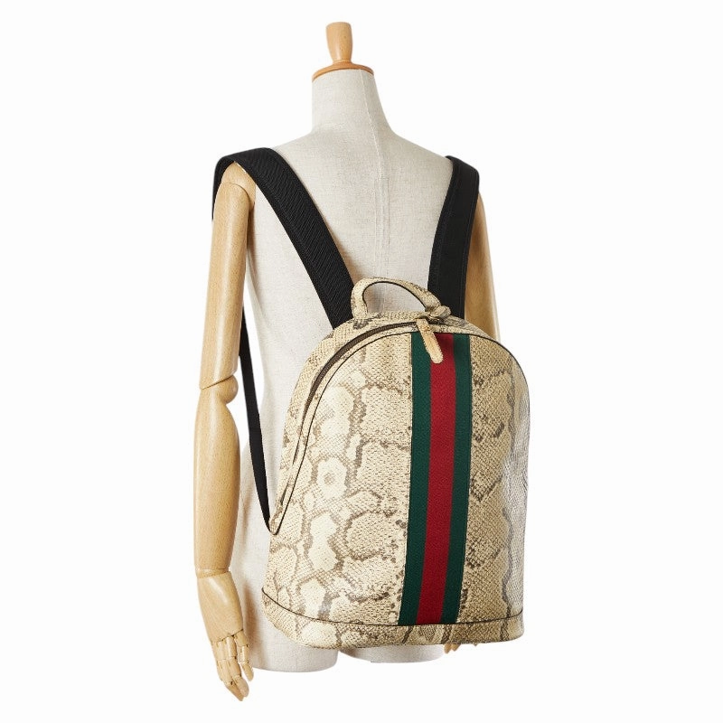 Gucci Python Embossed Leather Backpack 442892