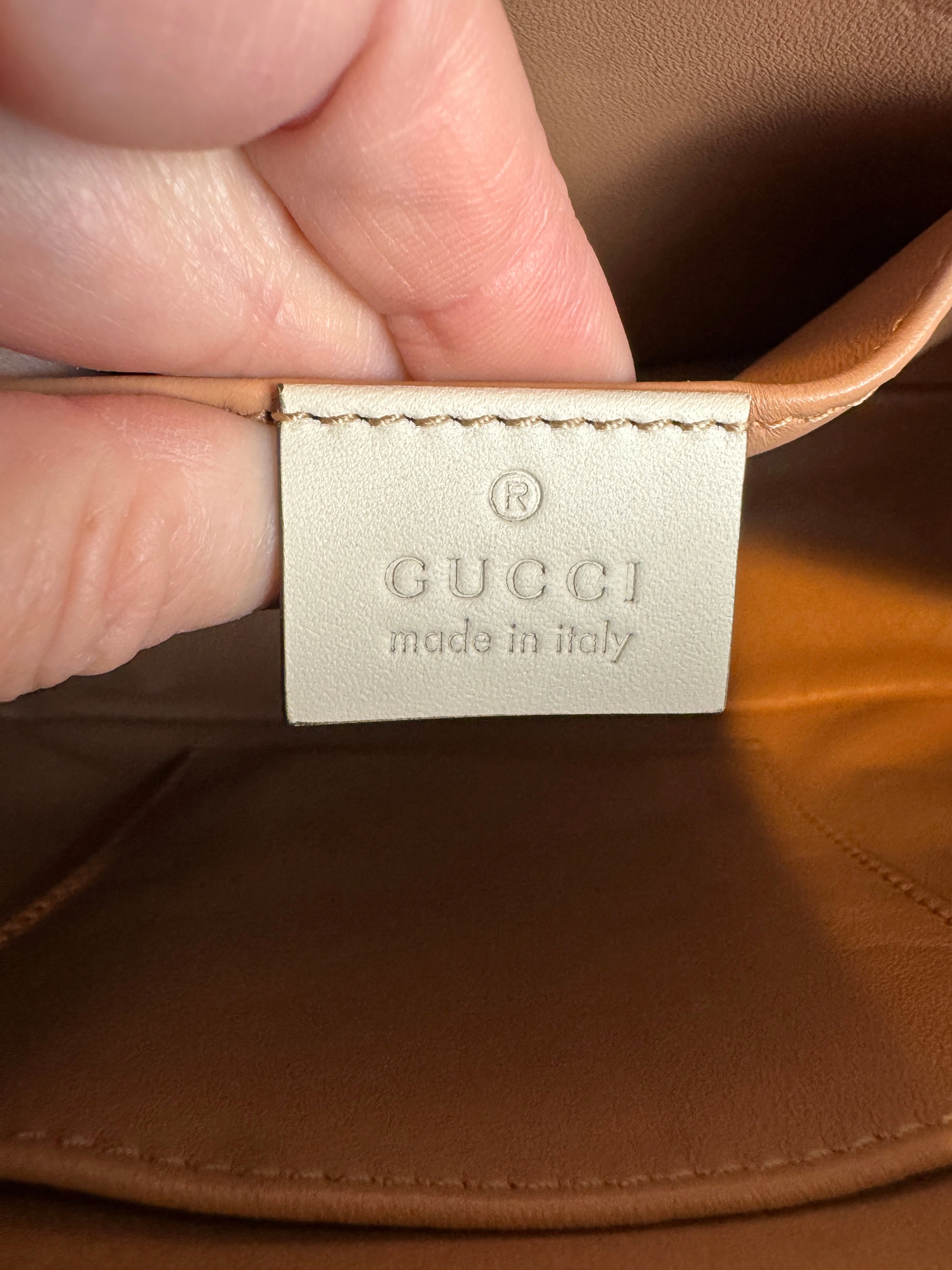 GUCCI Python Snake Small Dome Crossbody Bag