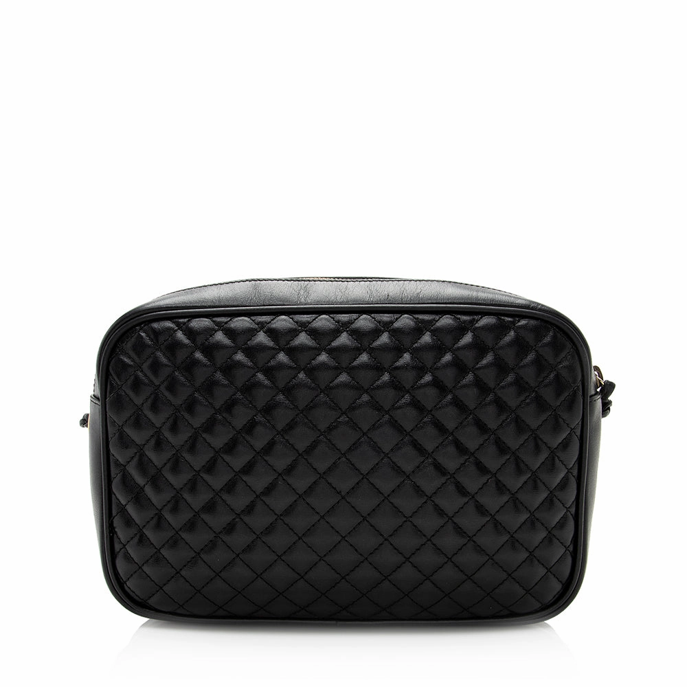 Gucci Quilted Leather Trapuntata Small Shoulder Bag (SHF-20469)