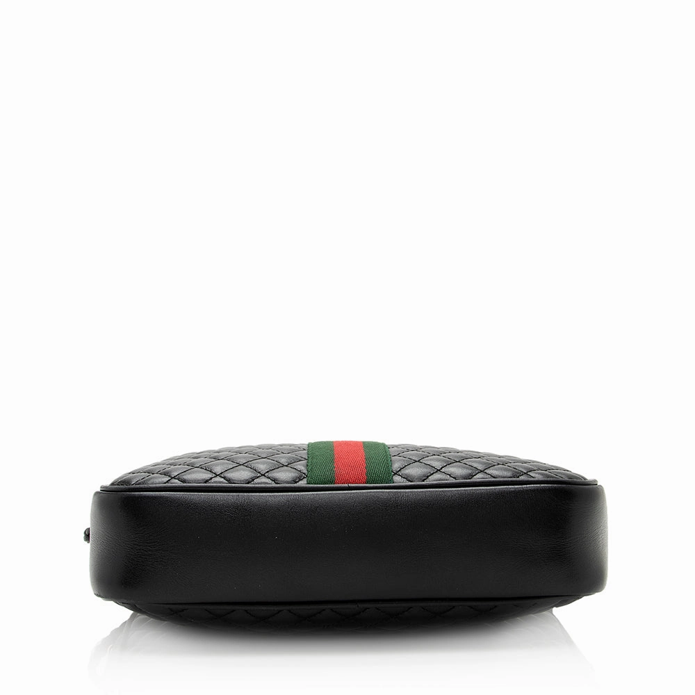 Gucci Quilted Leather Trapuntata Small Shoulder Bag (SHF-20469)
