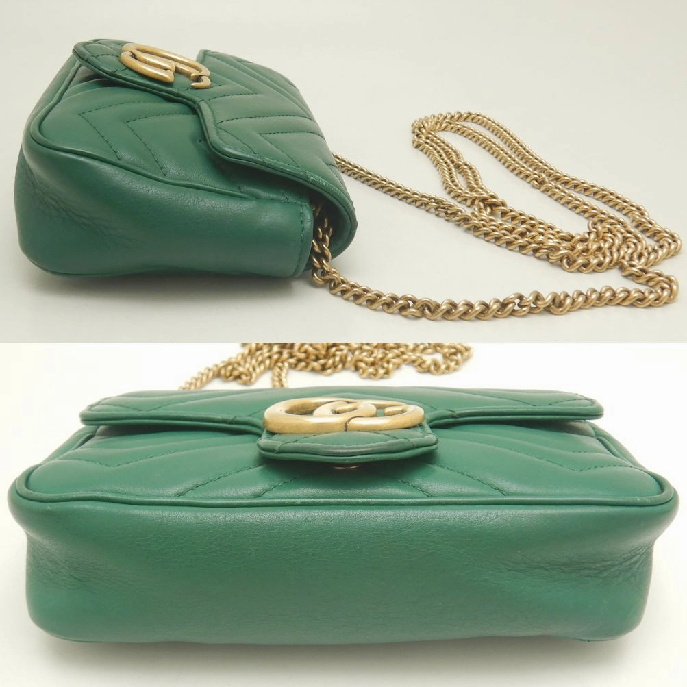 Gucci Quilted Super Mini Bag Leather Crossbody