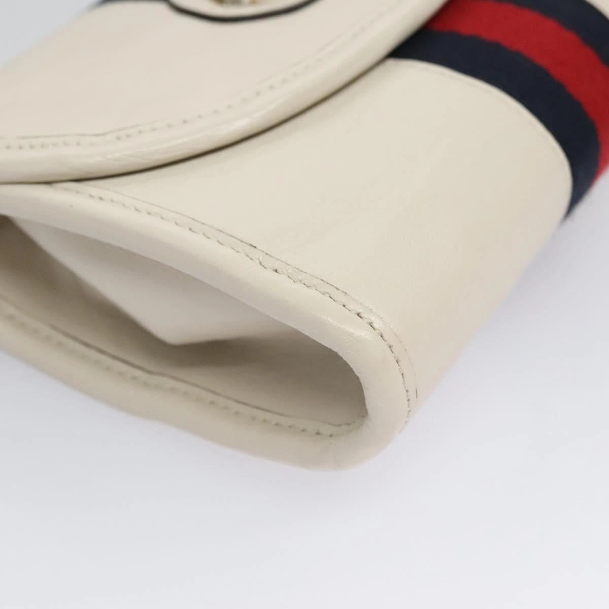 Gucci Rajah White Leather Shoulder Bag ()