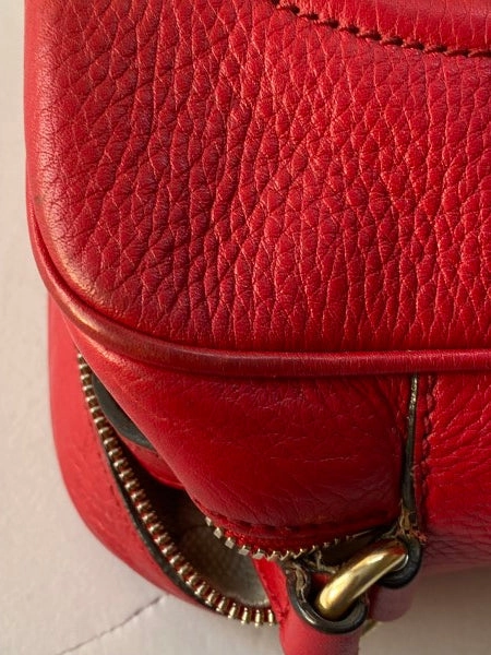 Gucci Red Soho Crossbody Bag