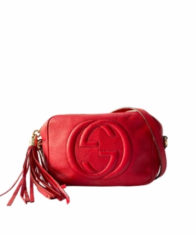 Gucci Red Soho Crossbody Bag