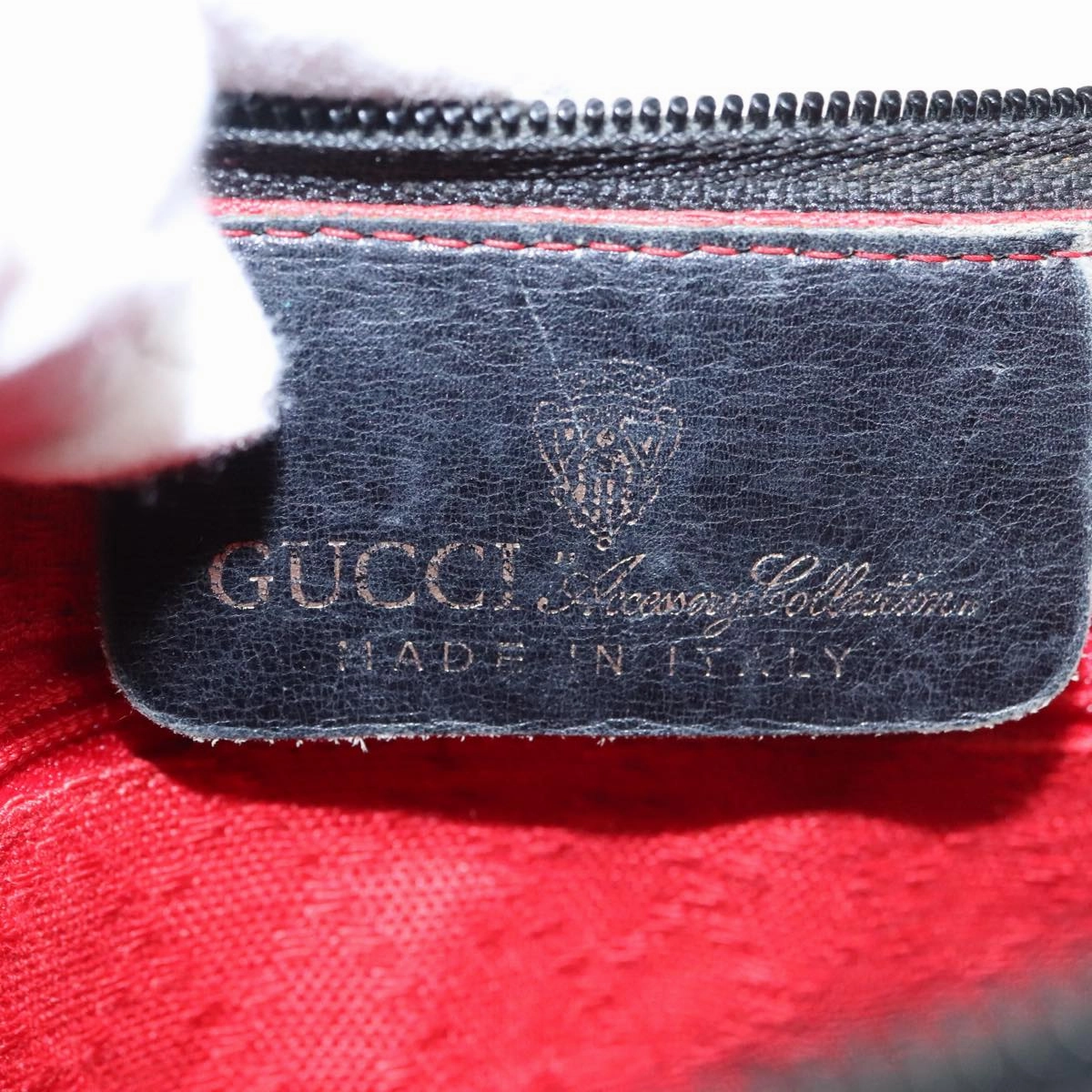 Gucci Sherry Black Canvas Shoulder Bag ()