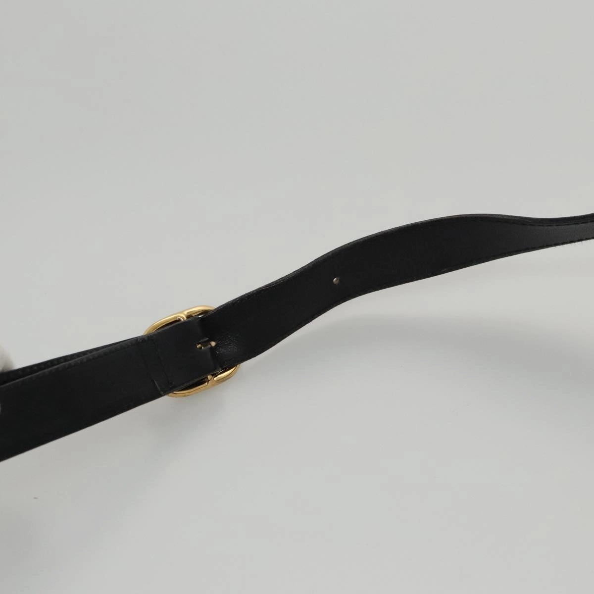 Gucci Sherry Black Canvas Shoulder Bag ()