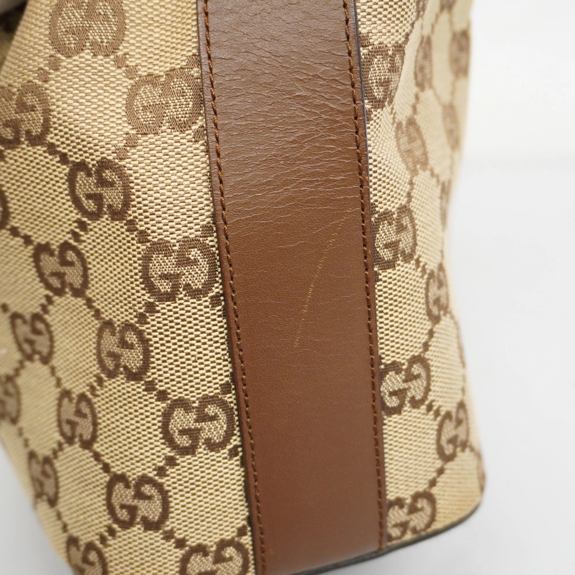 GUCCI  Shoulder Bag 001 3814 GG Canvas,Leather Shoulder Bag Beige,Brown