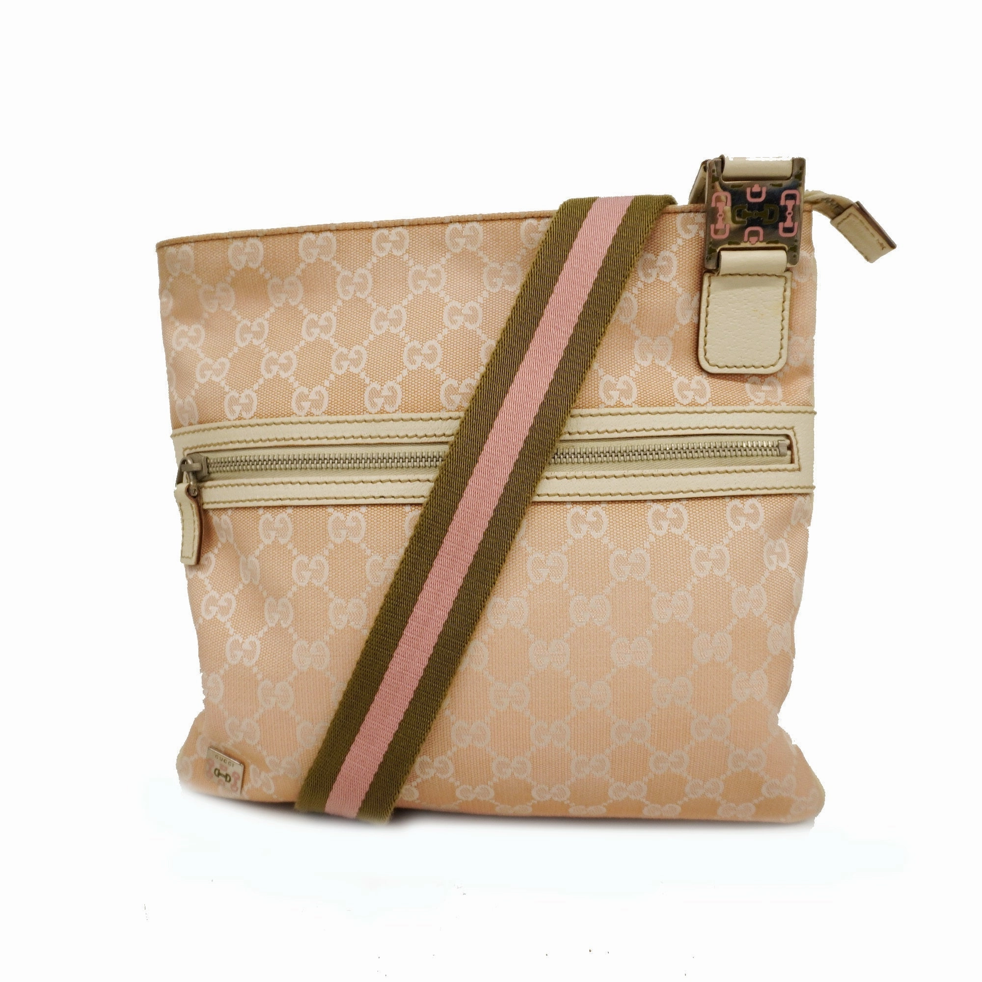 GUCCI  Shoulder Bag 181067 Women's GG Canvas Shoulder Bag Light Pink