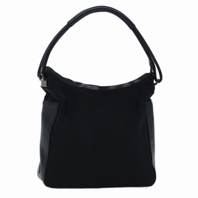 GUCCI Shoulder Bag Canvas Black 001 3766  bs14537