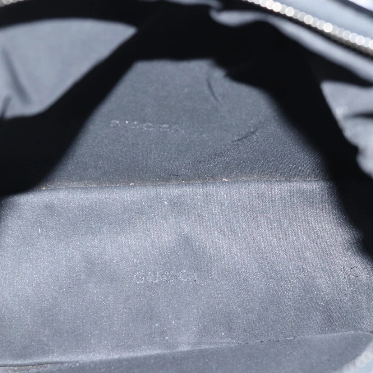 GUCCI Shoulder Bag Canvas Black 001 3766  bs14537