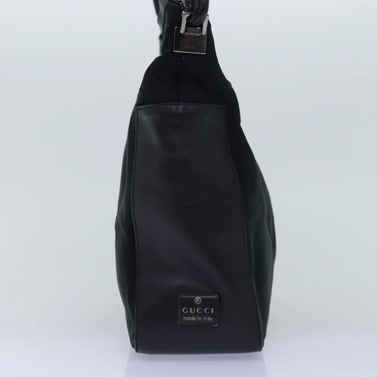 GUCCI Shoulder Bag Canvas Black 001 3766  bs14537