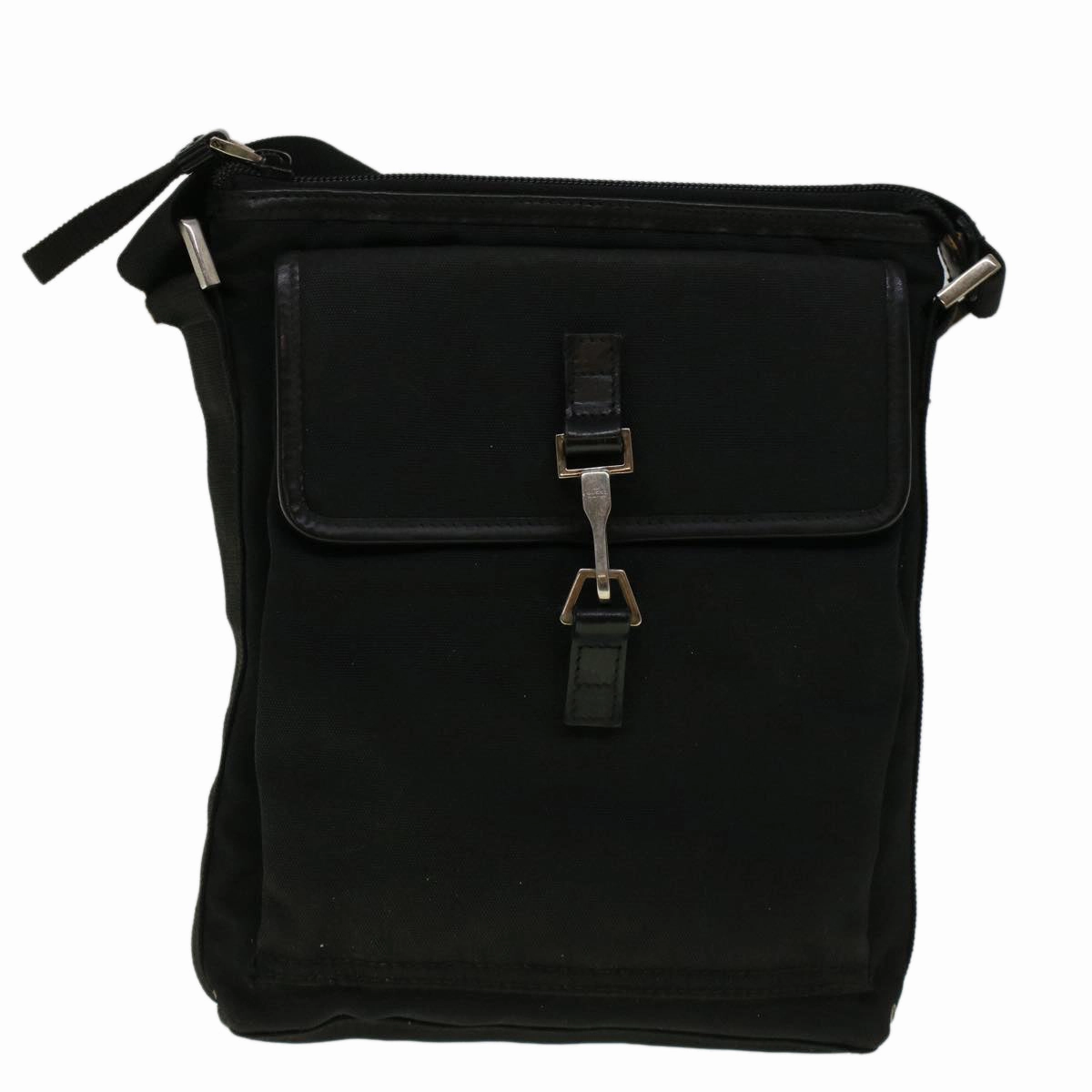 GUCCI Shoulder Bag Canvas Black 92646  bs9464