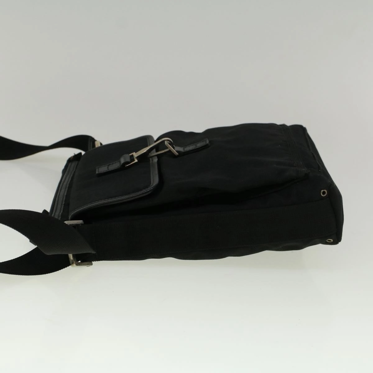 GUCCI Shoulder Bag Canvas Black 92646  bs9464