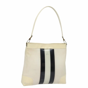 GUCCI Shoulder Bag Canvas Black White 001 4231  79373