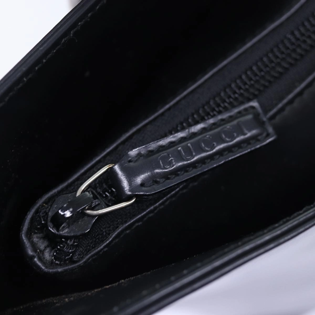 GUCCI Shoulder Bag Leather Black 001 3017  bs14440