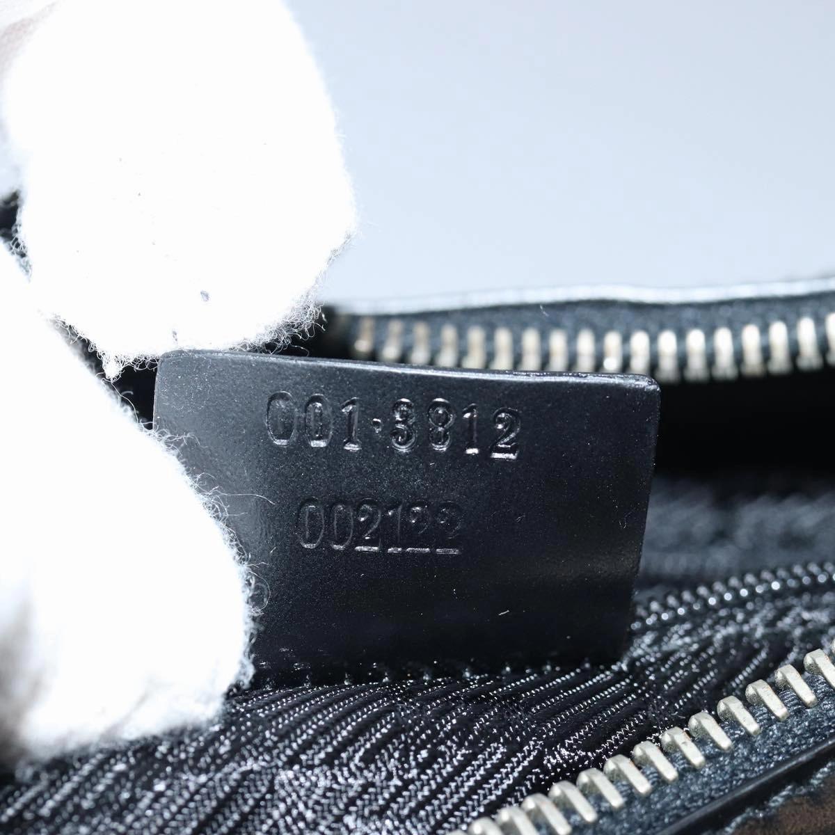GUCCI Shoulder Bag Leather Black 001 3812 002122  79321