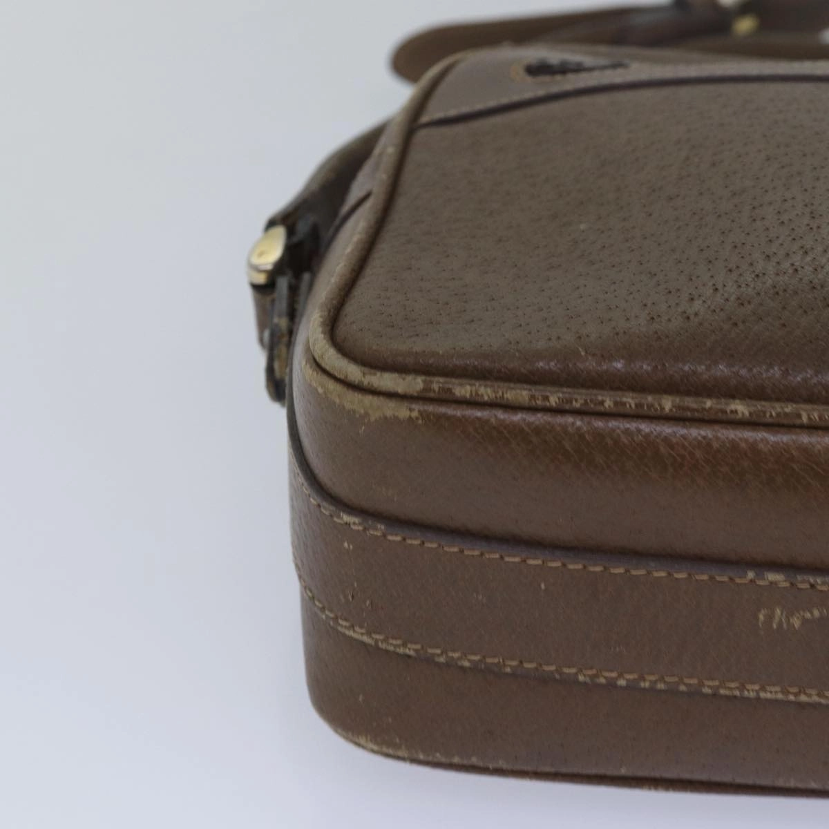 GUCCI Shoulder Bag Leather Brown 001 1051 1231  ep4753