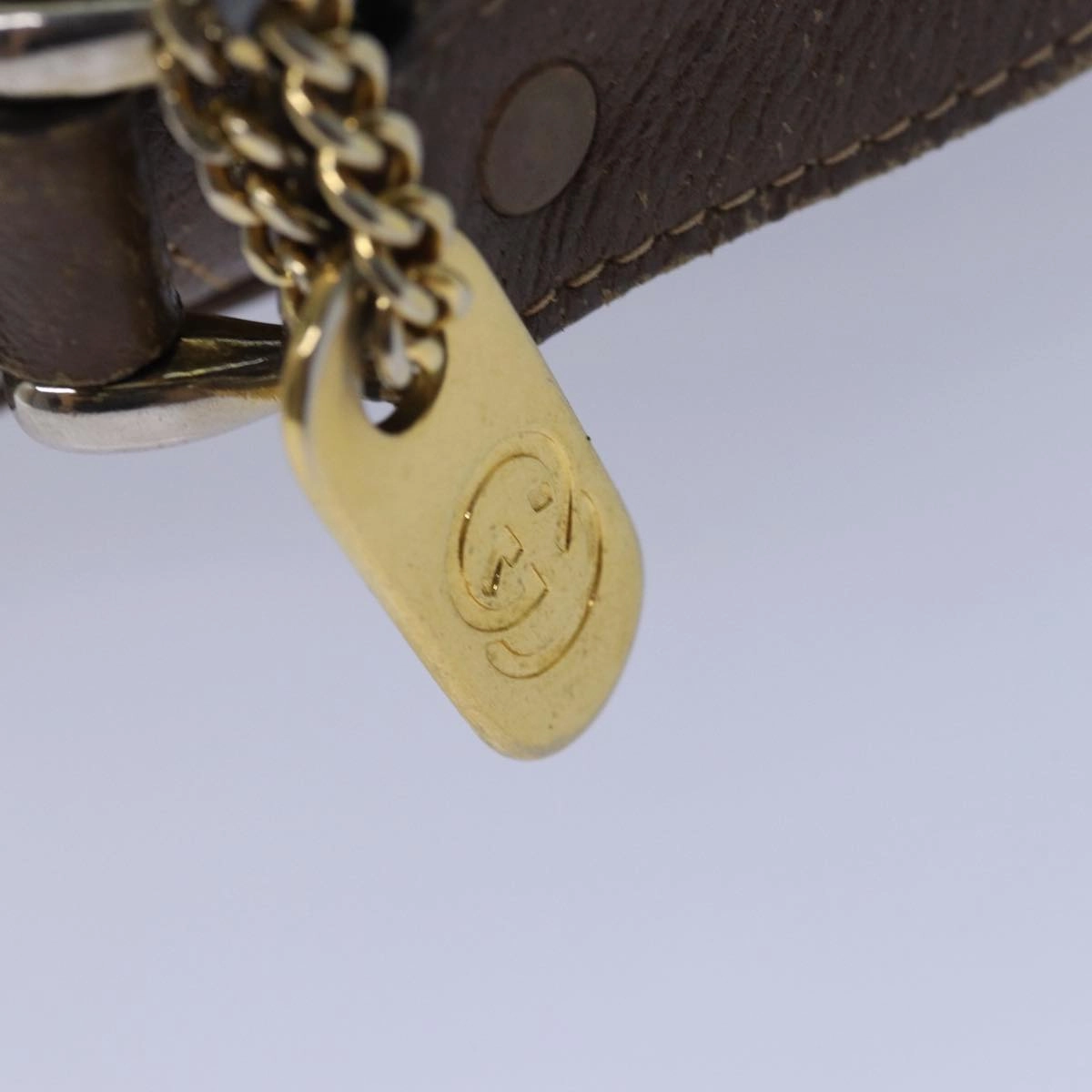 GUCCI Shoulder Bag Leather Brown 001 1051 1231  ep4753
