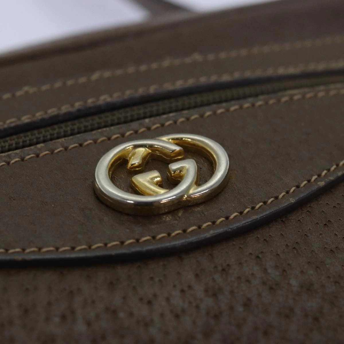GUCCI Shoulder Bag Leather Brown 001 1051 1231  ep4753