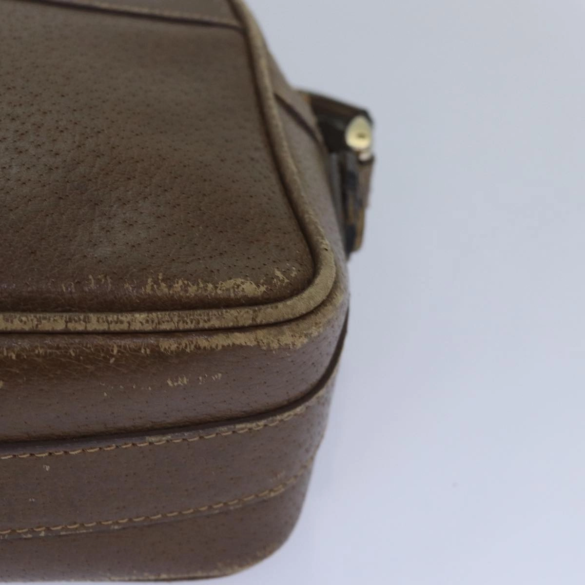 GUCCI Shoulder Bag Leather Brown 001 1051 1231  ep4753