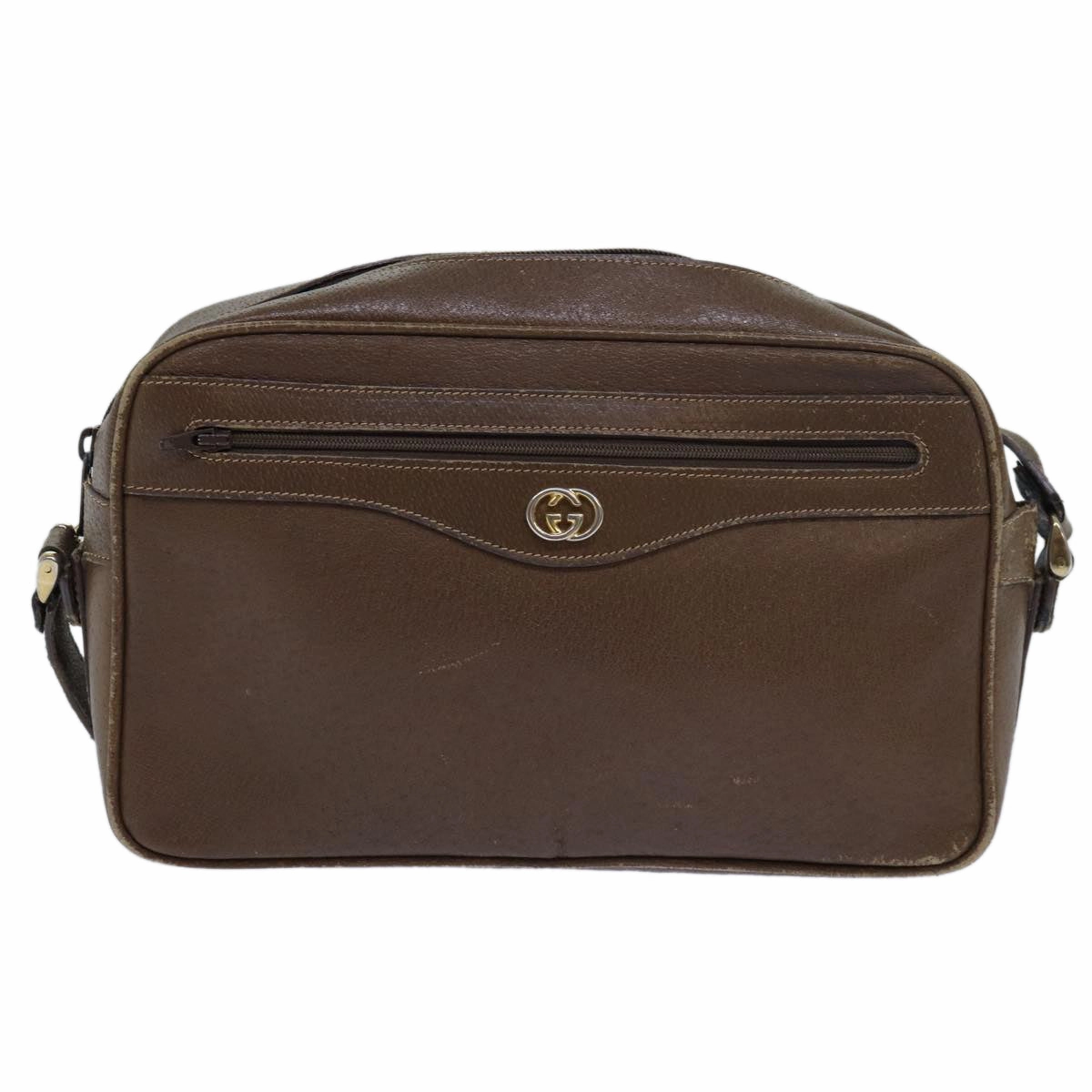 GUCCI Shoulder Bag Leather Brown 001 1051 1231  ep4753
