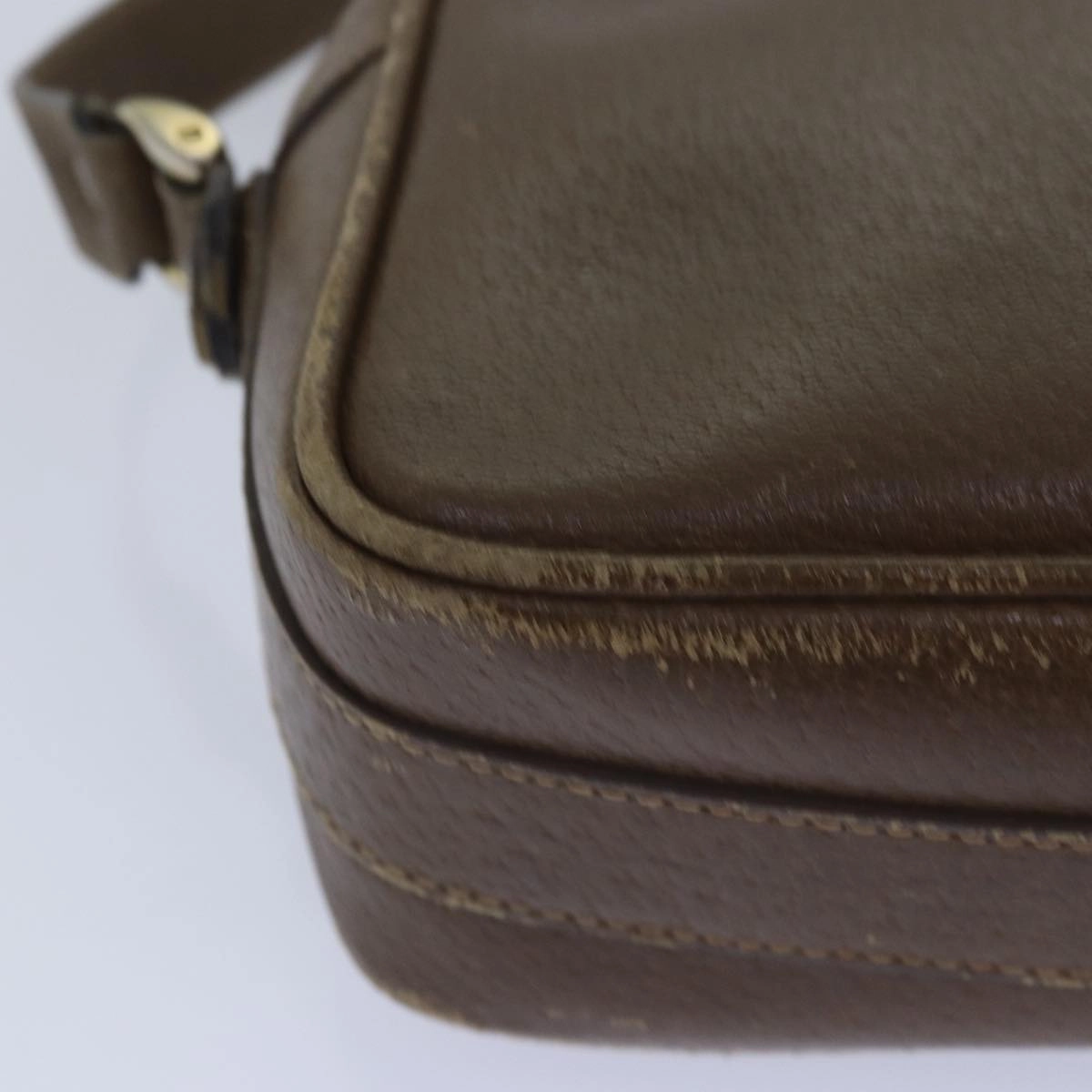 GUCCI Shoulder Bag Leather Brown 001 1051 1231  ep4753