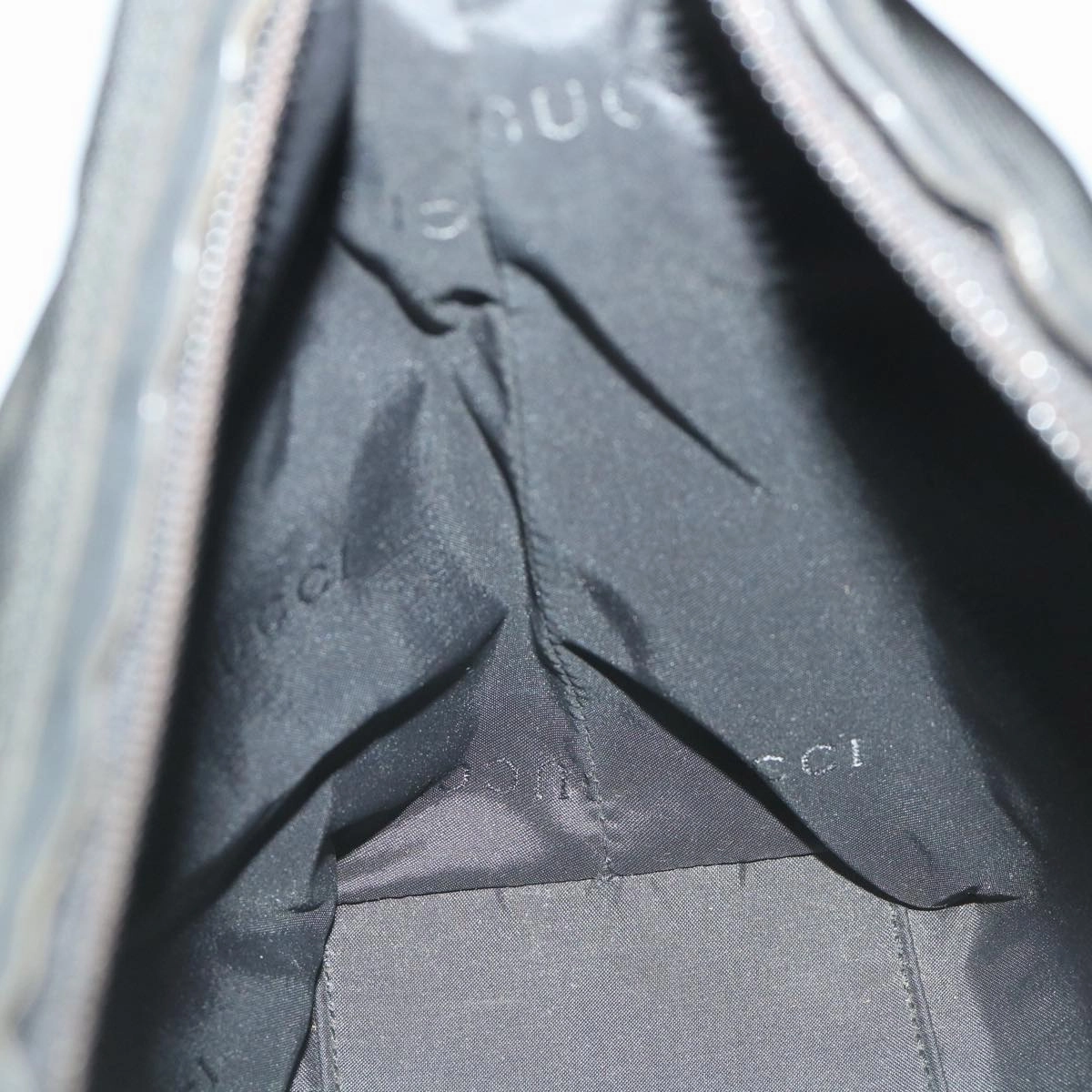 GUCCI Shoulder Bag Nylon Black  56329