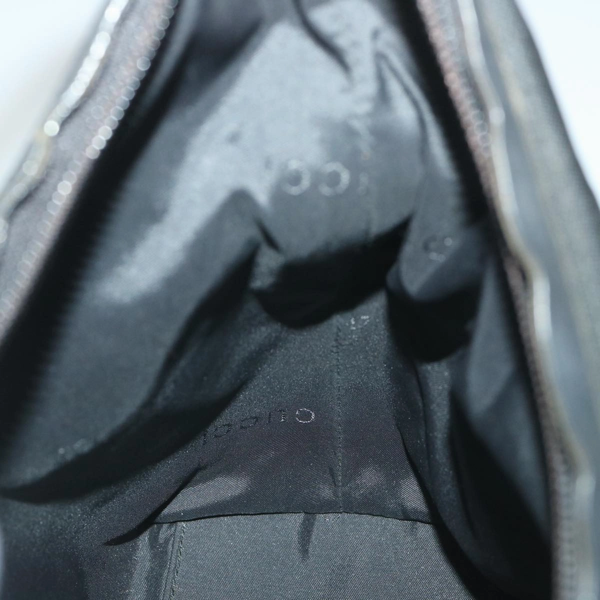 GUCCI Shoulder Bag Nylon Black  56329
