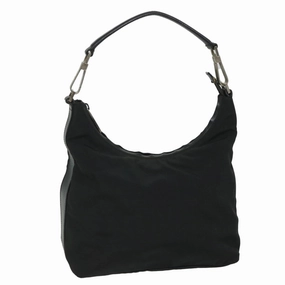 GUCCI Shoulder Bag Nylon Black  56329