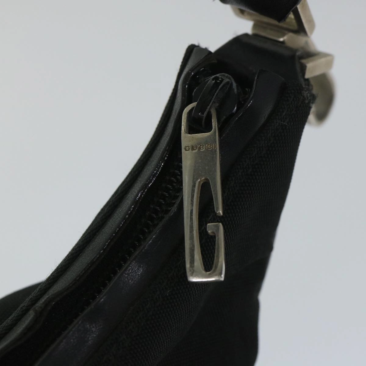 GUCCI Shoulder Bag Nylon Black  56329