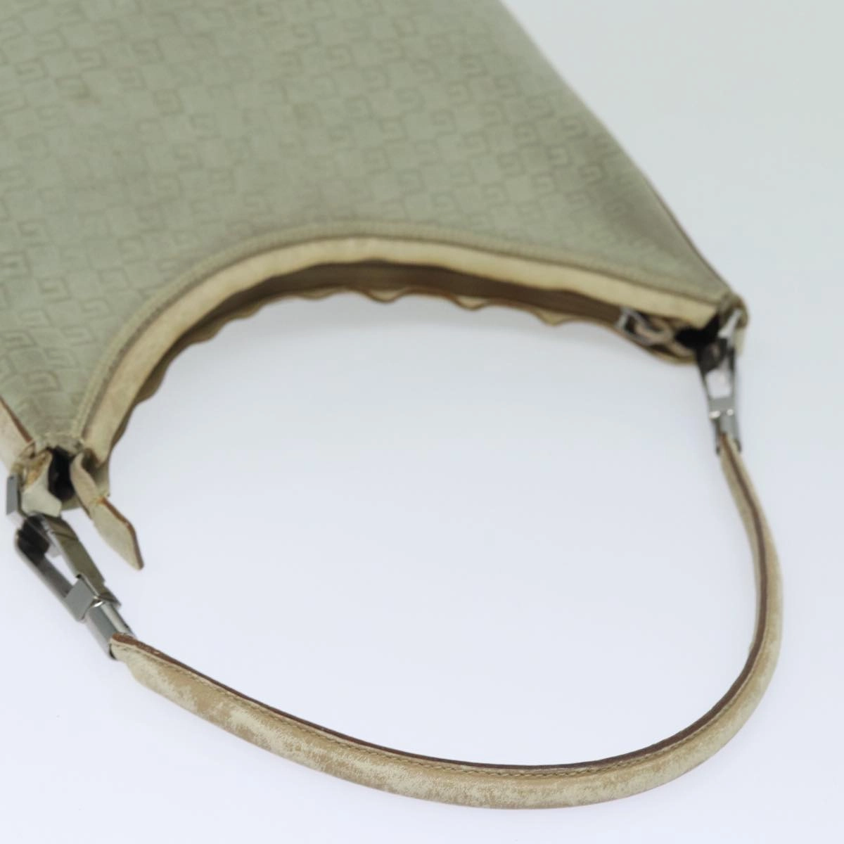 GUCCI Shoulder Bag Suede Beige 28335  77828