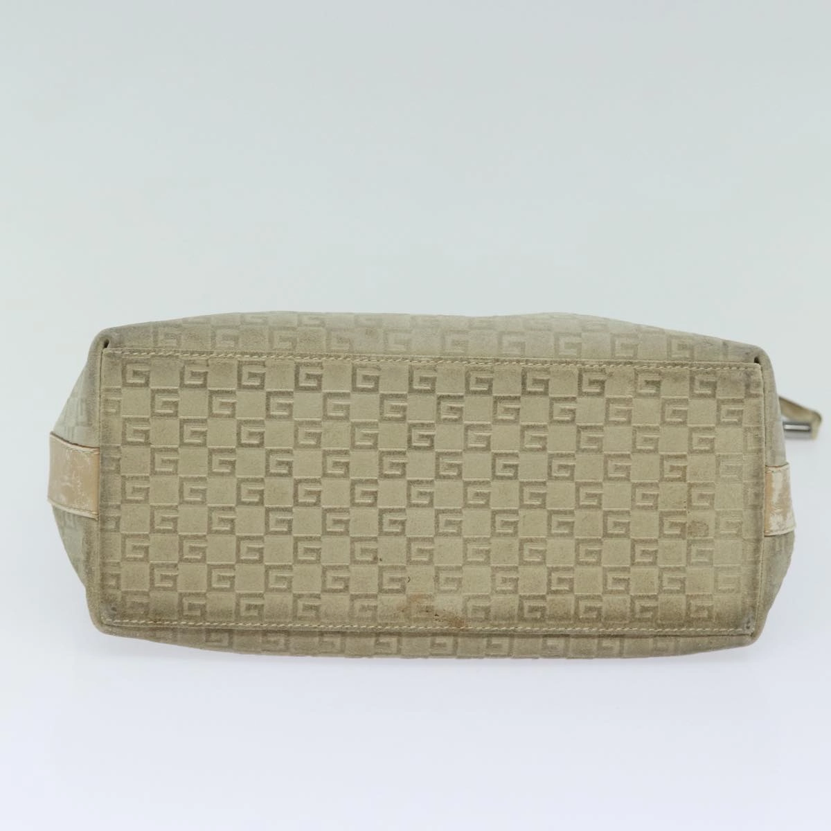 GUCCI Shoulder Bag Suede Beige 28335  77828
