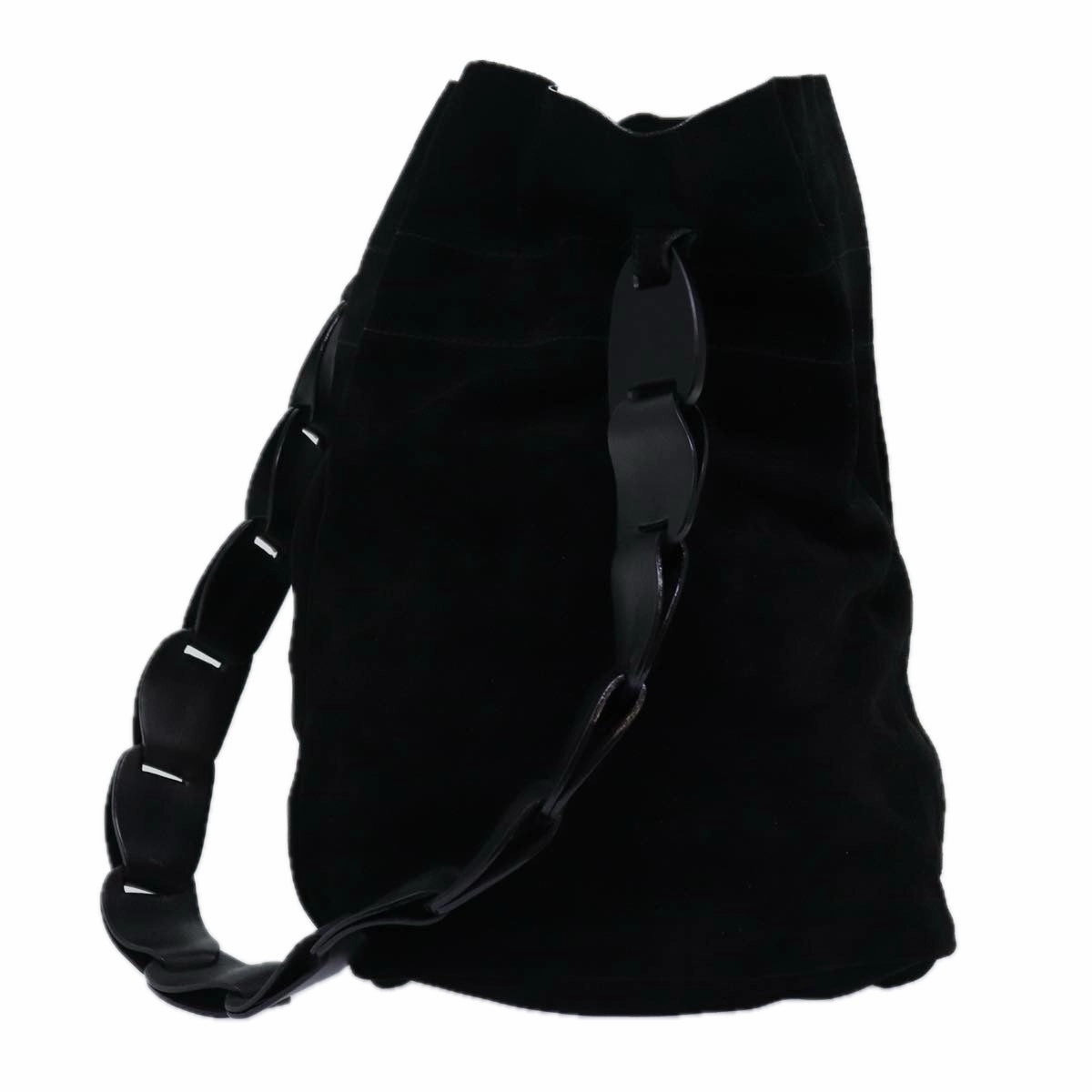 GUCCI Shoulder Bag Suede Black 001 2040 1828  74232