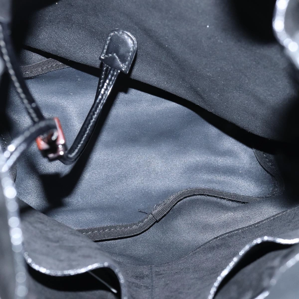 GUCCI Shoulder Bag Suede Black 001 2040 1828  74232