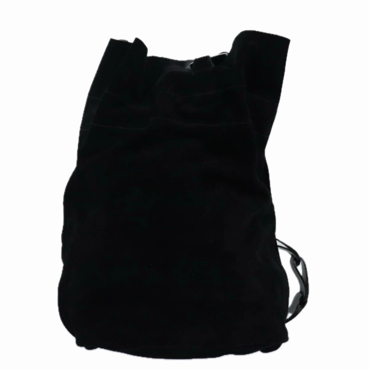 GUCCI Shoulder Bag Suede Black 001 2040 1828  74232