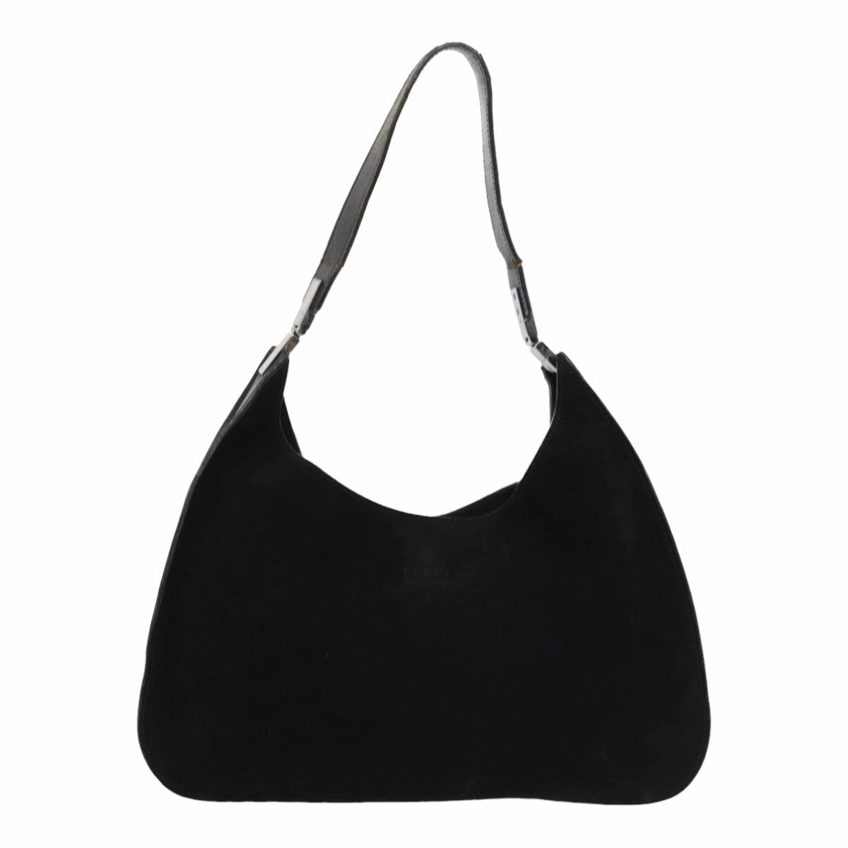 GUCCI Shoulder Bag Suede Black 001 3767  bs16234