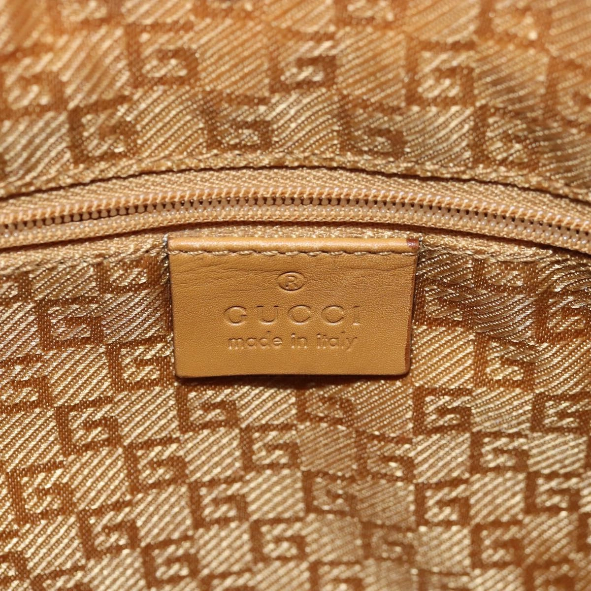 GUCCI Shoulder Bag Suede Orange 001 3386  79169