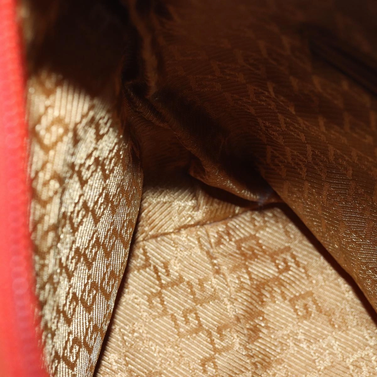 GUCCI Shoulder Bag Suede Orange 001 3386  79169