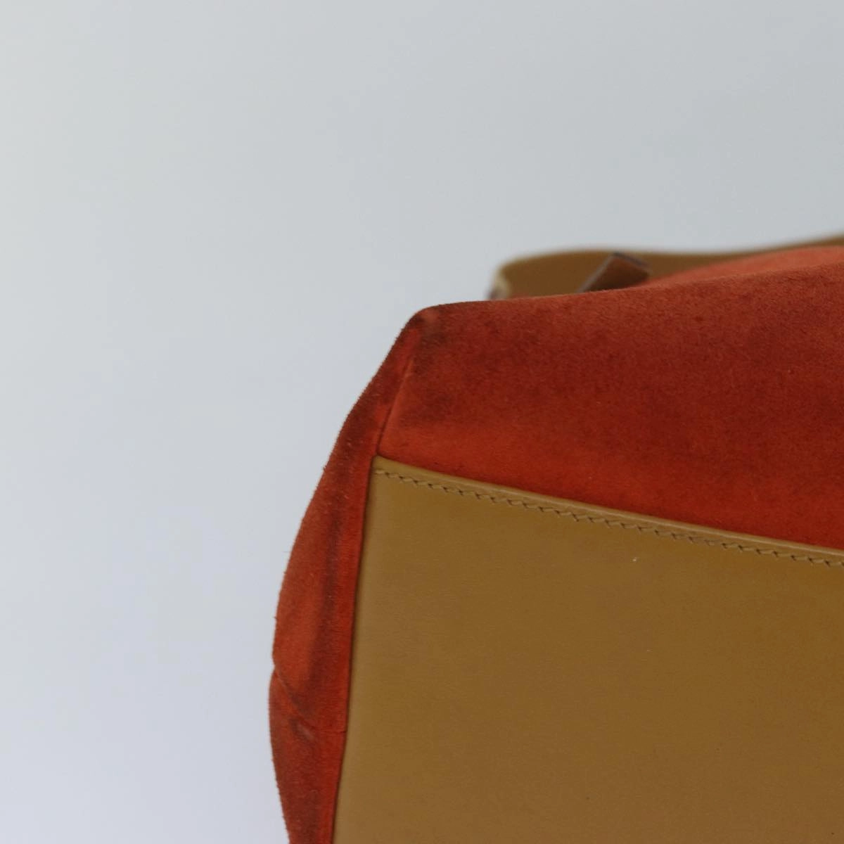 GUCCI Shoulder Bag Suede Orange 001 3386  79169